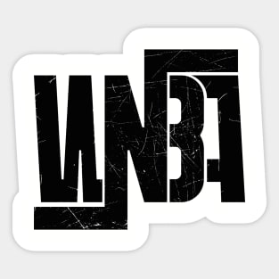 WNBA || Logotype | Grunge | Women's basketball Sticker